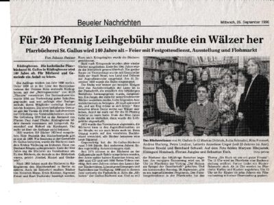 Die Gallusbücherei im Generalanzeiger